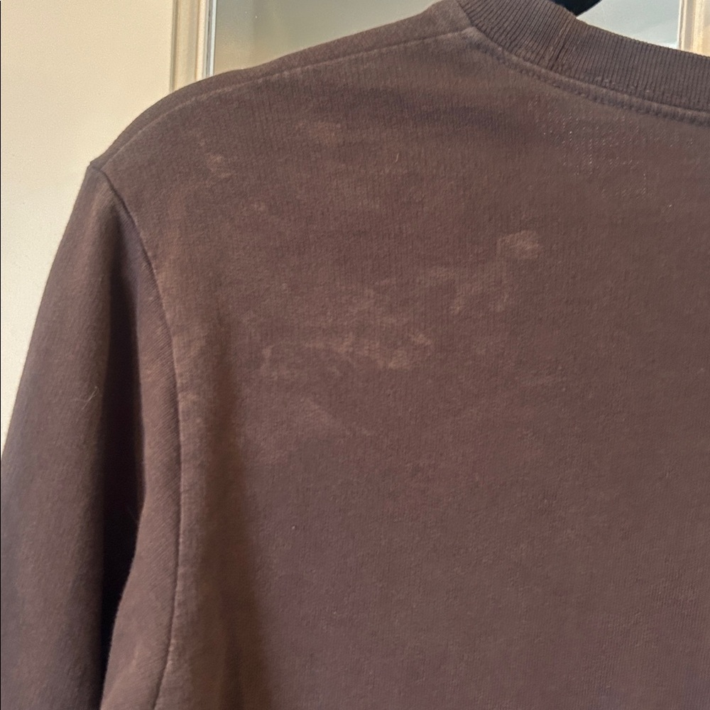 American Giant basic brown pullover sweatshirt la… - image 6